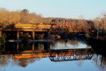 Low sun on the river